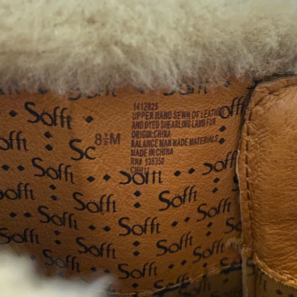 Suede Leather & Shearling Fur Winter Boots - Picture 5 of 5